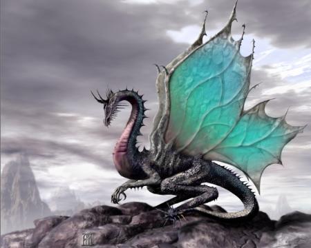 le dragon qui tien la montagne
